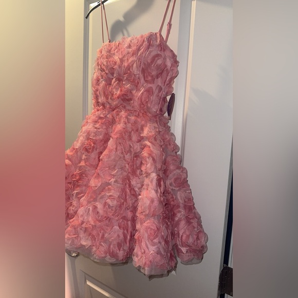 Windsor Dresses & Skirts - Windsor Pink Rosette Mini Dress